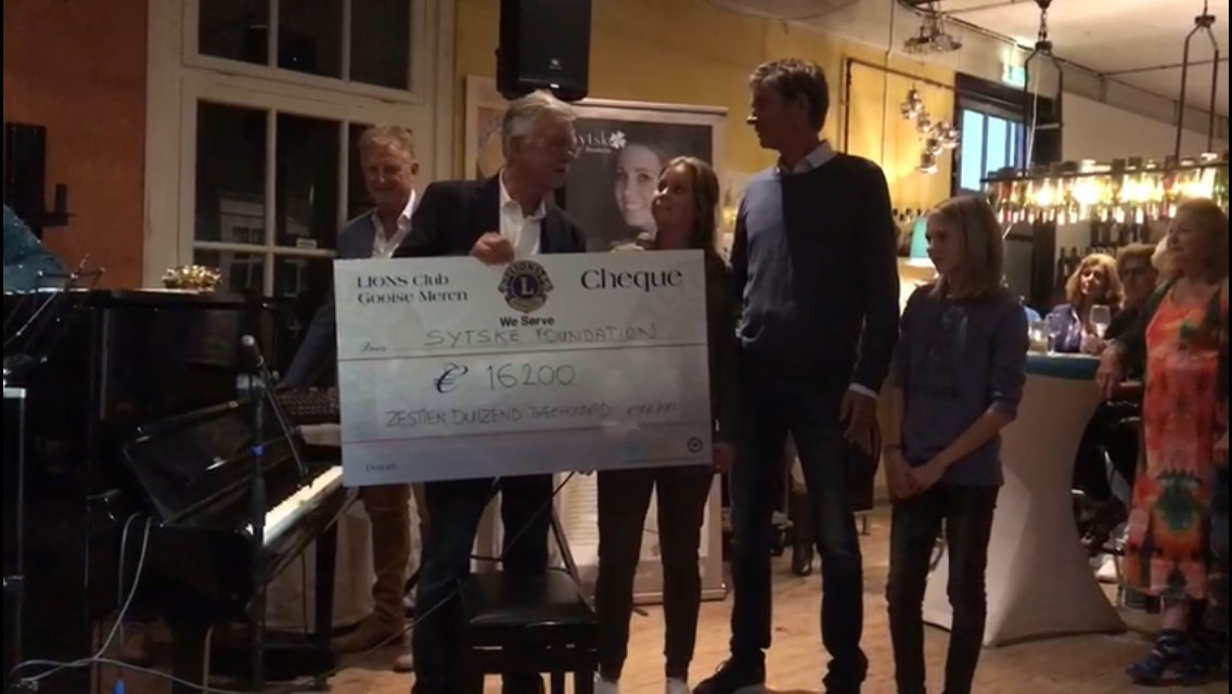Lions Club Gooise Meren plays jazz for Sytske Foundation! Proceeds €16.200, big big thanks!